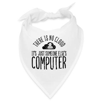 Hacker - Bandana - Weiß - Vorne
