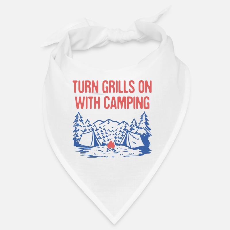 Turn Grills on with Camping Camper Grill Chef Bandana