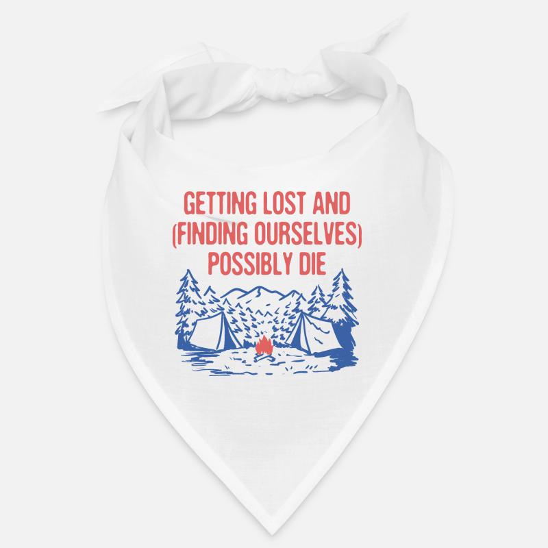 Get Lost and Possibly The Camping Funny Camper Bandana