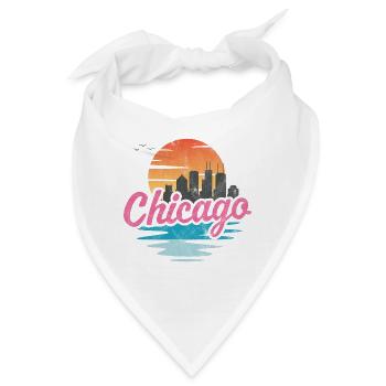 Chicago City - Bandana - Weiß - Vorne