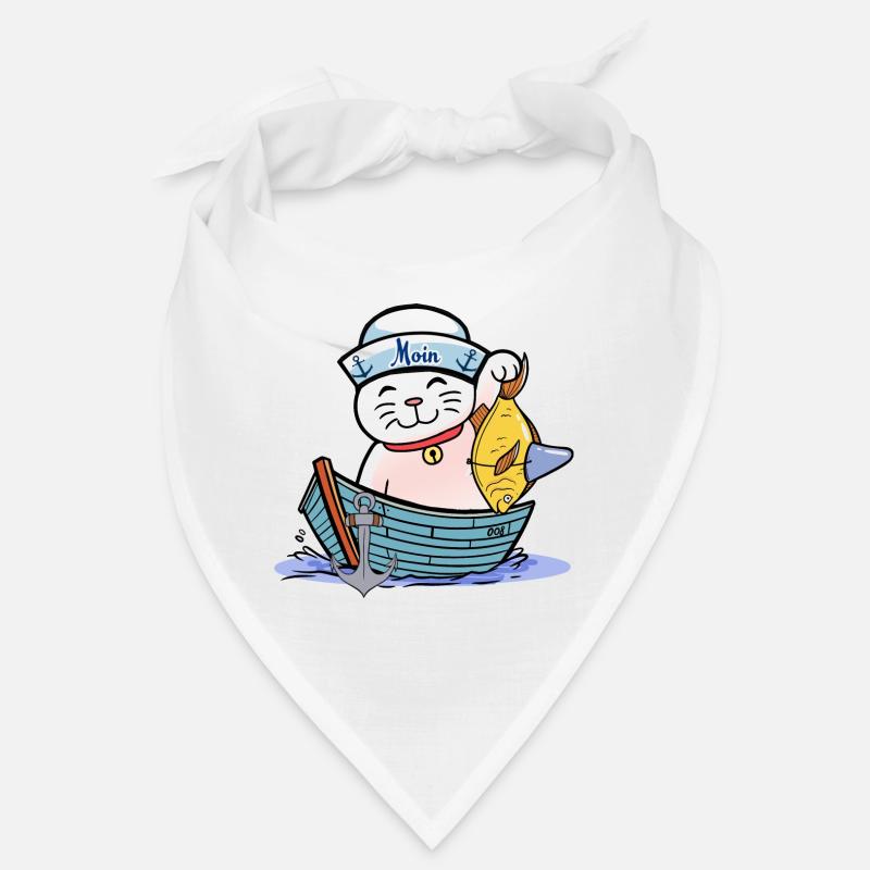maritim Moin Matrosen Katze Seemann Ahoi Boot Bandana