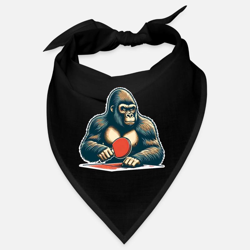 Gorille du tennis de table Bandana