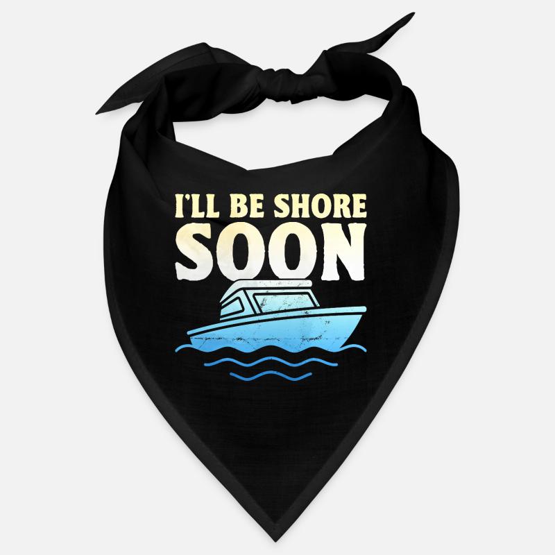 Ich werde bald an Land sein Paddelboot Bandana