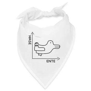 Mathe - Bandana - Weiß - Vorne