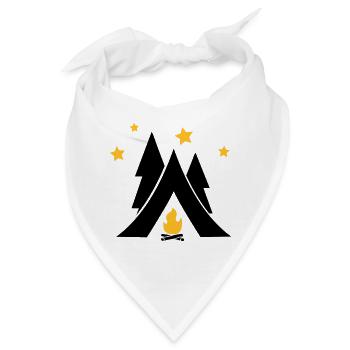 Zelt - Bandana - Weiß - Vorne