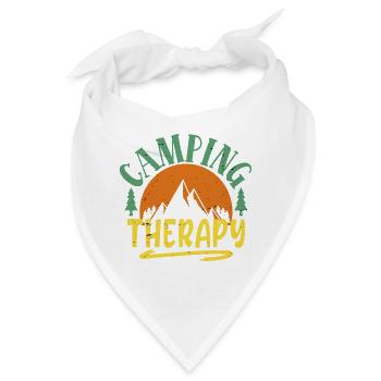 Camping-Therapie - Bandana - Weiß - Vorne