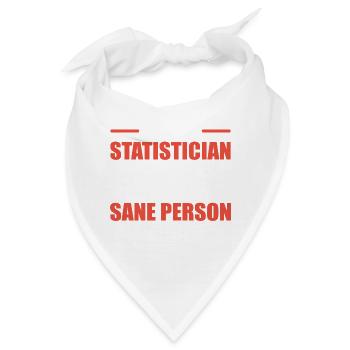 Natürlich bin ich verrückt Mikrobiologe Geschenk - Bandana - Weiß - Vorne