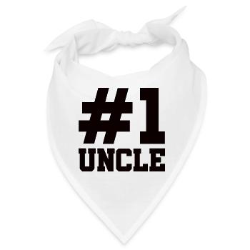 Bester Onkel Schlechter Einfluss Familie Geschenk - Bandana - Weiß - Vorne
