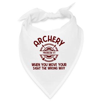 Bogenschießen Archery - Bandana - Weiß - Vorne