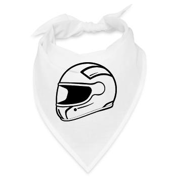 Helm - Bandana - Weiß - Vorne