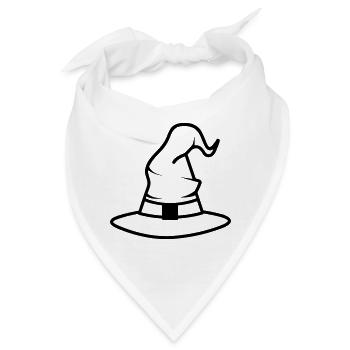 Magischer Hut - Bandana - Weiß - Vorne
