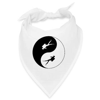 Tauchen Dive Diver - Bandana - Weiß - Vorne