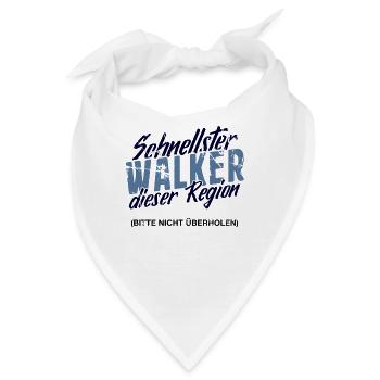 Nordic Walking - Bandana - Weiß - Vorne