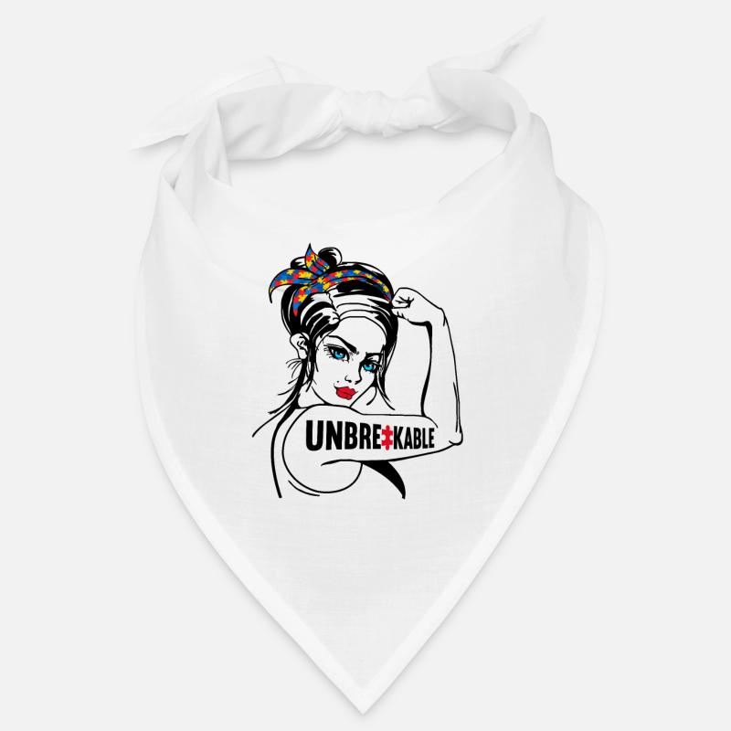 Autisme Conscience - Bandana - blanc