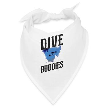 Scuba Diving Diver Dive Buddies - Bandana - Weiß - Vorne