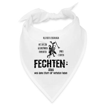 Fechten Fechten - Bandana - Weiß - Vorne
