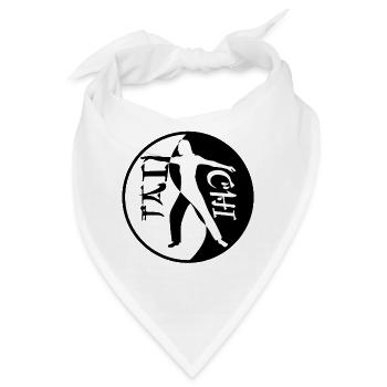 tai chi black - Bandana - Weiß - Vorne