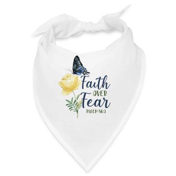 Christian Bible Verse Quote - Bandana - Weiß - Vorne
