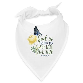 Christian Bible Verse Quote - Bandana - Weiß - Vorne