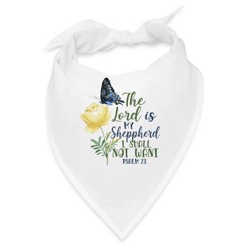 Christian Bible Verse Quote - Bandana - Weiß - Vorne