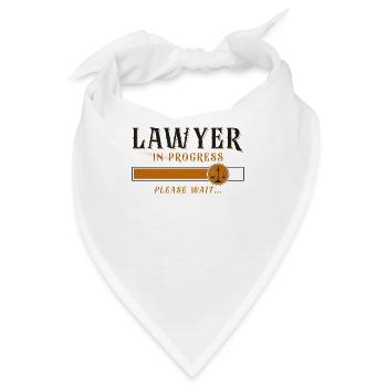 Young Lawyer Attorney Law Future - Bandana - Weiß - Vorne