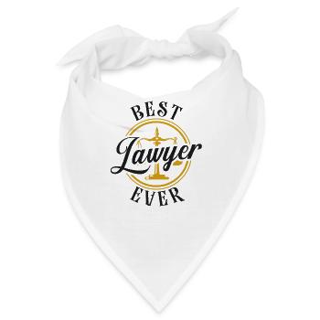 Young Lawyer Attorney Law Best - Bandana - Weiß - Vorne