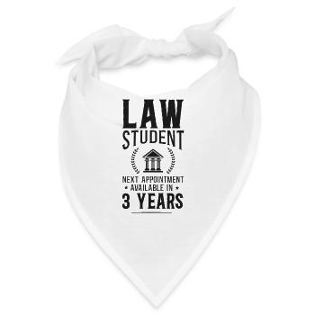 Young Lawyer Attorney Law Law - Bandana - Weiß - Vorne