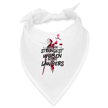 Young Lawyer Attorney Law Mom - Bandana - Weiß - Vorne
