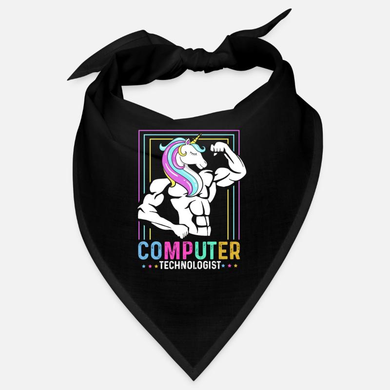 Computer Technologist Gift Radiologist Unicorn Bandana