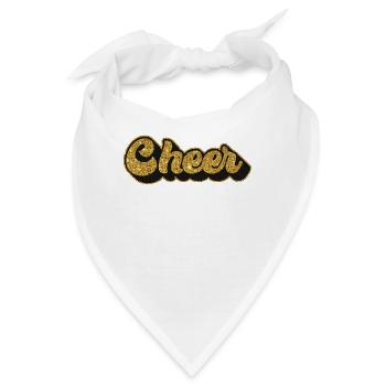 Cheer Cheerleading Cheer - Bandana - Weiß - Vorne