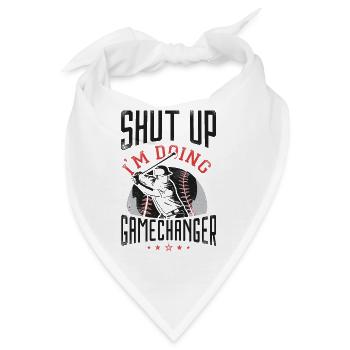 Baseball Fan Vintage Batter Shut - Bandana - Weiß - Vorne