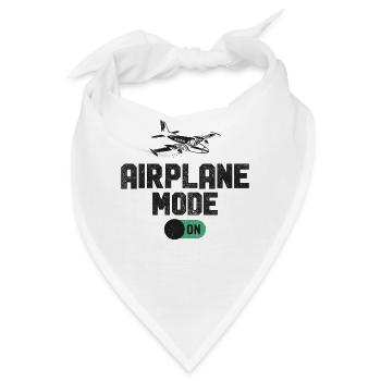 Airplane Pilot Vintage Airplane - Bandana - Weiß - Vorne