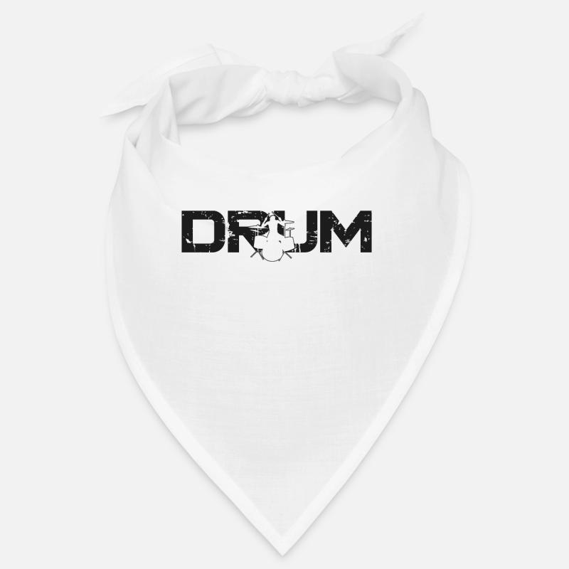 Drummer Drum Set Vintage Drum Bandana