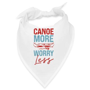 Canoe Canoeing Vintage Canoe More - Bandana - Weiß - Vorne