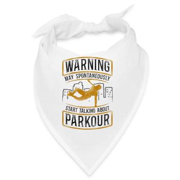 Parkour Free Running Traceur - Bandana - Weiß - Vorne
