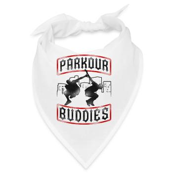 Parkour Free Running Traceur - Bandana - Weiß - Vorne