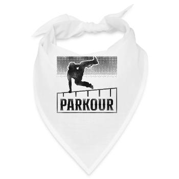 Parkour Free Running Traceur - Bandana - Weiß - Vorne