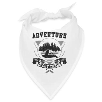 Canoe Canoeing Vintage Adventure - Bandana - Weiß - Vorne