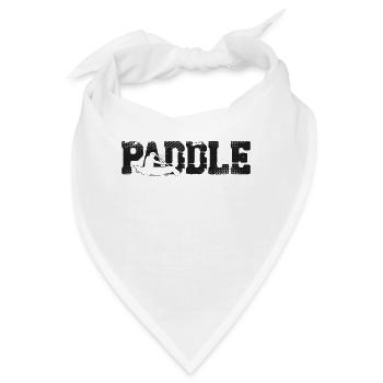 Canoe Canoeing Vintage Paddle - Bandana - Weiß - Vorne
