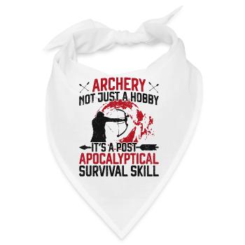 Archery Bow Archer Vintage Archery - Bandana - Weiß - Vorne