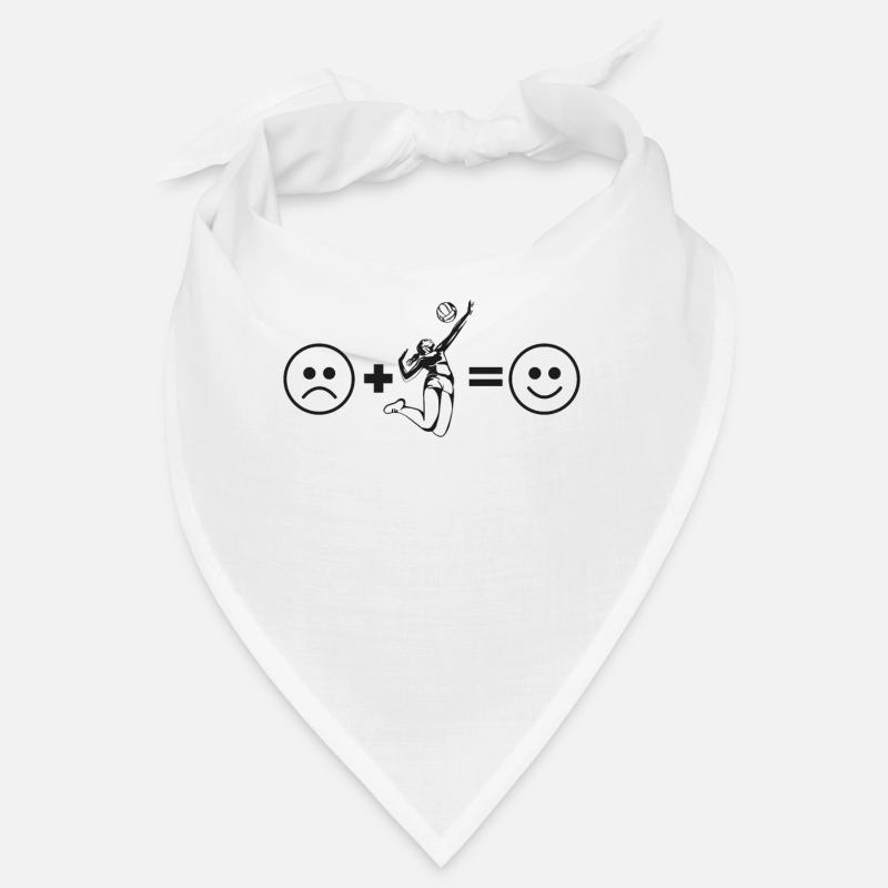 Volleyball Player Team Smiley Bandana