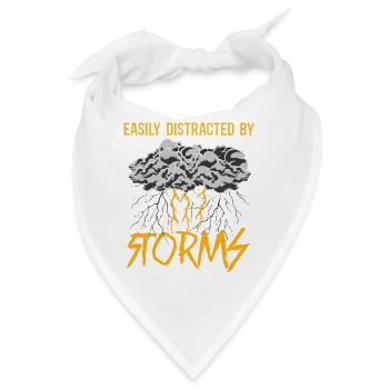 Storm Chaser Hurricane Meteorology - Bandana - Weiß - Vorne