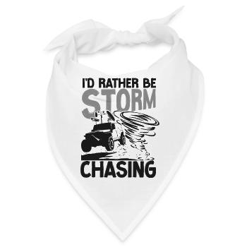 Storm Chaser Hurricane Meteorology - Bandana - Weiß - Vorne