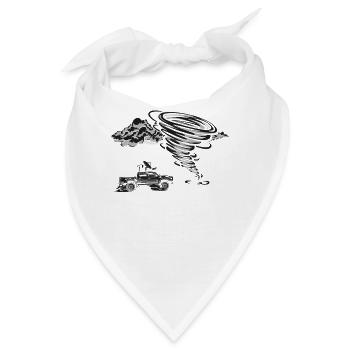 Storm Chaser Hurricane Meteorology - Bandana - Weiß - Vorne