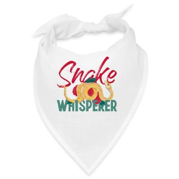 Snake Serpent Snake Whisperer - Bandana - Weiß - Vorne