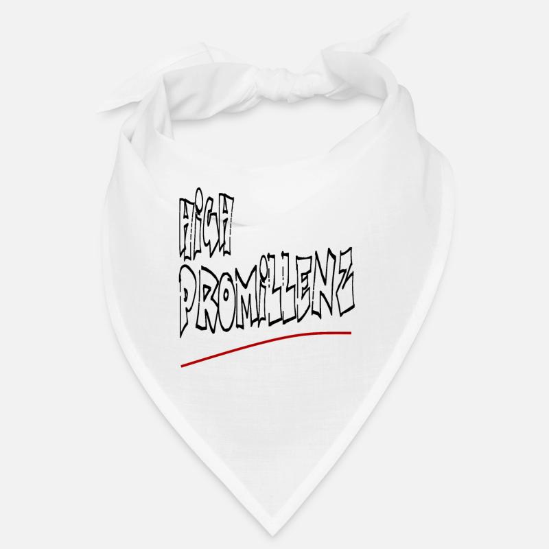 high promillenz einfach schwarz Bandana