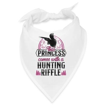 Buck Deer Hunting Hunter Girl - Bandana - Weiß - Vorne