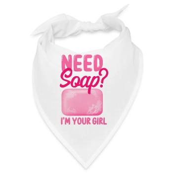 Soap Making Crafting Need Soap? - Bandana - Weiß - Vorne