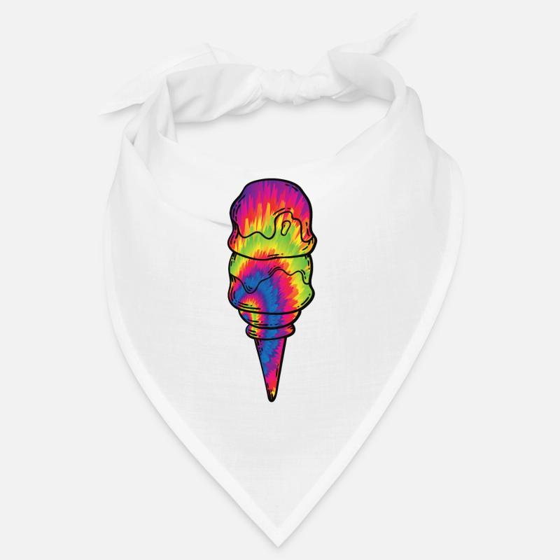 Ice Cream Tie Dye Cone Bandana