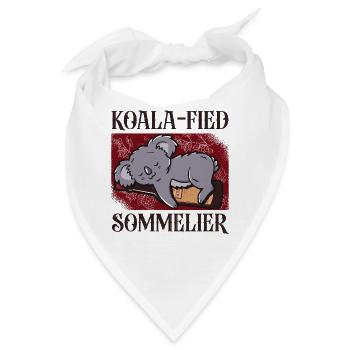 Sommelier Wine Drinking Tasting - Bandana - Weiß - Vorne